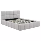 Ágy 140x200 MURCJA tárolóval szürke Boucle