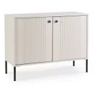 SOFT Fiókos Komód 104 cm Kétajtós Bordázott Kasmír