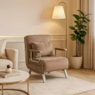 Dönthető fotel BART Bézs bársony