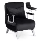 Dönthető fotel BART Fekete bársony