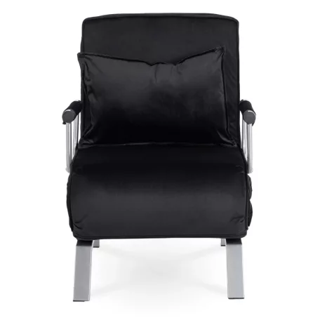 Dönthető fotel BART Fekete bársony