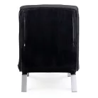 Dönthető fotel BART Fekete bársony