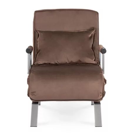 Dönthető fotel BART Barna bársony