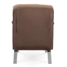 Dönthető fotel BART Barna bársony