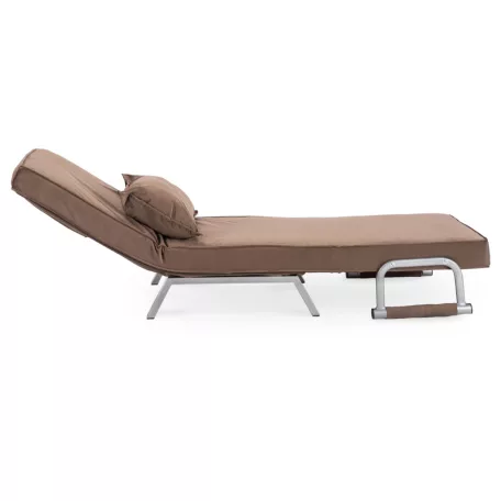 Dönthető fotel BART Barna bársony