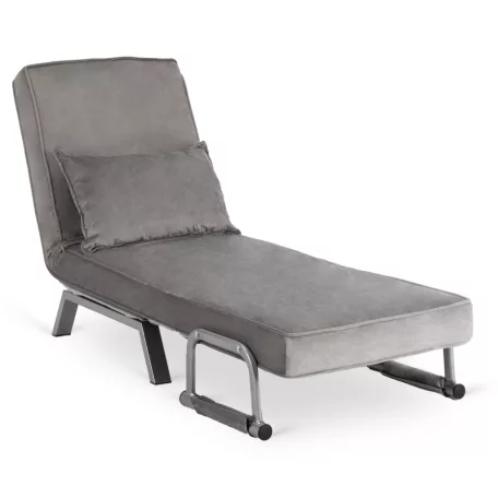 Dönthető fotel BART Szürke bársony