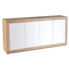 BLAGO Fiókos Komód 180 cm Sonoma Tölgy/Fehér