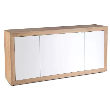 BLAGO Fiókos Komód 180 cm Sonoma Tölgy/Fehér