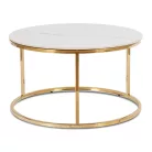 Venice, kerek kisasztal, arany, fém