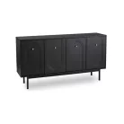 MARLEN Fiókos Komód 155 cm Fekete