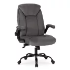 COMFORT Szürke Bársony Forgófotel