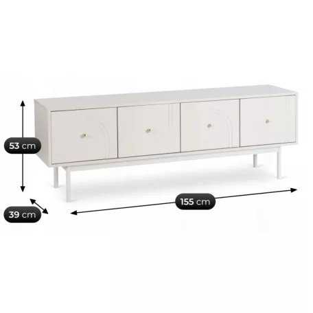 MARLEN TV szekrény 155 cm Kasmír