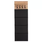 Zestaw do Przedpokoju PARMA 80 cm tölgy Artisan/Grafit