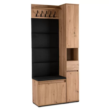 Zestaw do Przedpokoju VENORNA 90 cm tölgy Artisan/Grafit