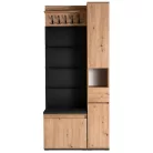 Zestaw do Przedpokoju VENORNA 90 cm tölgy Artisan/Grafit