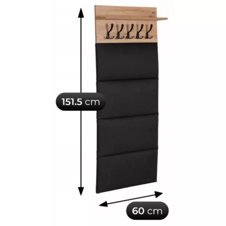 Zestaw do Przedpokoju VENORNA 60 cm tölgy Artisan/Grafit