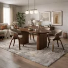 DANTE Kihúzható Asztal 100-300 cm Diófa