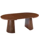 ADRIEN Kihúzható asztal 120-200 cm Diófa