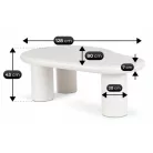 Edme, bútor, fehér, MDF