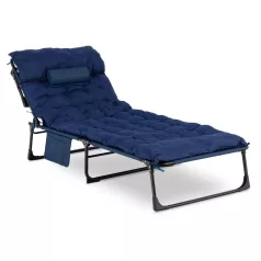 Napozóágy kerti Ágy Polowe VENUS Granatowe