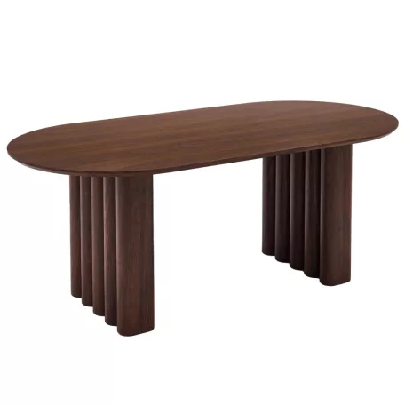 DARIO Ovális asztal 200 cm Diófa