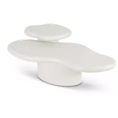 ROSALIE fehér dohányzóasztal szett