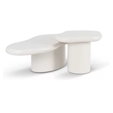 ROSALIE fehér dohányzóasztal szett