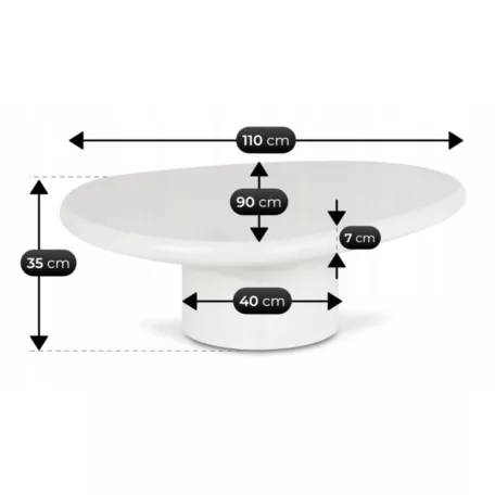 Emile, bútor, fehér, MDF