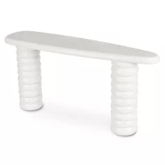 Gaston, fésülkedőasztal, fehér, MDF