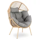 CEZARE Kerti nyugágy Szürke