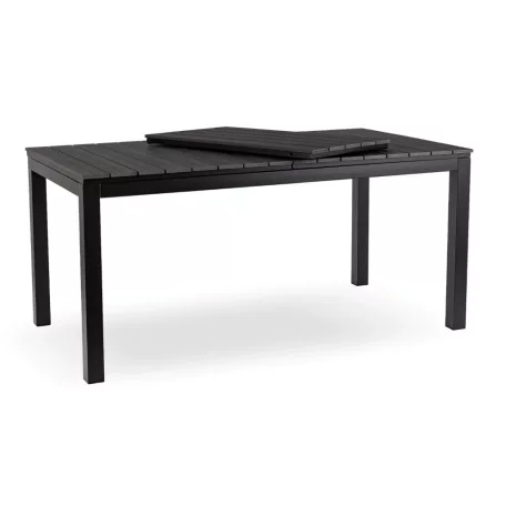 Kerti asztal ARGOS 160-210 cm Sötétszürke tölgy/Fekete