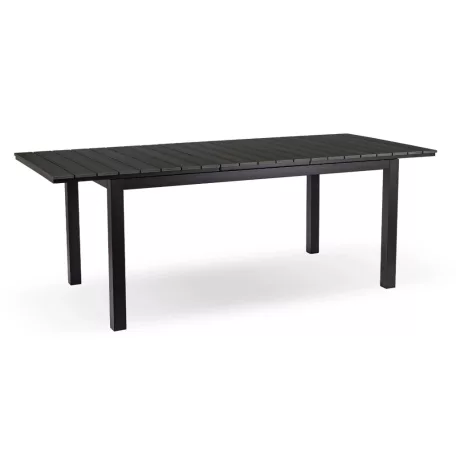 Kerti asztal ARGOS 160-210 cm Sötétszürke tölgy/Fekete