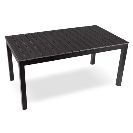 Kerti asztal ARGOS 160-210 cm Sötétszürke tölgy/Fekete