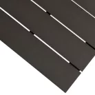 Kerti asztal ARGOS 160-210 cm Sötétszürke tölgy/Fekete