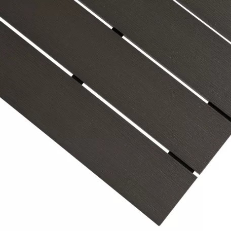 Kerti asztal ARGOS 160-210 cm Sötétszürke tölgy/Fekete