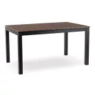 ARGOS Kerti asztal 140-180 cm Diófa/Fekete