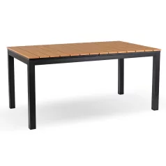 ARGOS Kerti asztal 140-180 cm Tölgyfa/Fekete