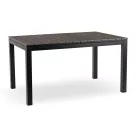 ARGOS Kerti asztal 140-180 cm Sötétszürke Tölgy/Fekete