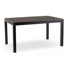 ARGOS Kerti asztal 140-180 cm Sötétszürke Tölgy/Fekete