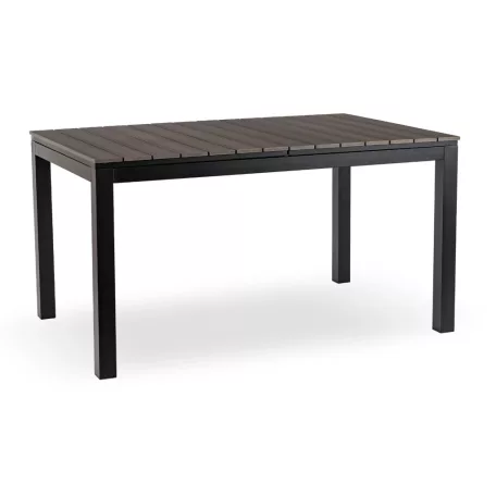 ARGOS Kerti asztal 140-180 cm Sötétszürke Tölgy/Fekete