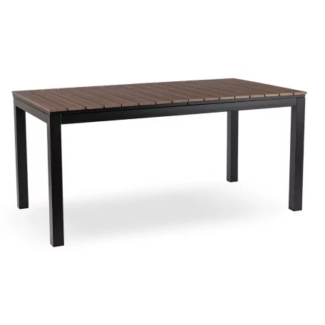 ARGOS Kerti asztal 160-260 cm Diófa/Fekete