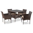 Kerti bútorkészlet MORADO Barna/Bézs