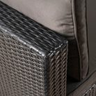 Kerti bútorkészlet CALIENTE Fekete/Barna