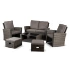 Kerti bútorkészlet DELGADO Szürke