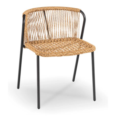 Kerti bútorkészlet TRISTE Barna/Fekete