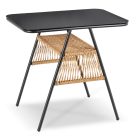 Kerti bútorkészlet TRISTE Barna/Fekete