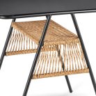 Kerti bútorkészlet TRISTE Barna/Fekete