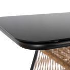 Kerti bútorkészlet TRISTE Barna/Fekete