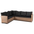 Kerti bútorkészlet LIMPIO Jasnobrązowy/Fekete