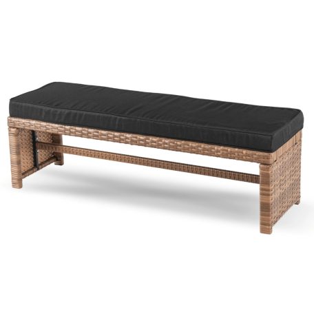 Kerti bútorkészlet LIMPIO Jasnobrązowy/Fekete